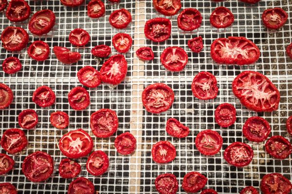 Properly Dried Tomatoes can be Stored for up to Three Months